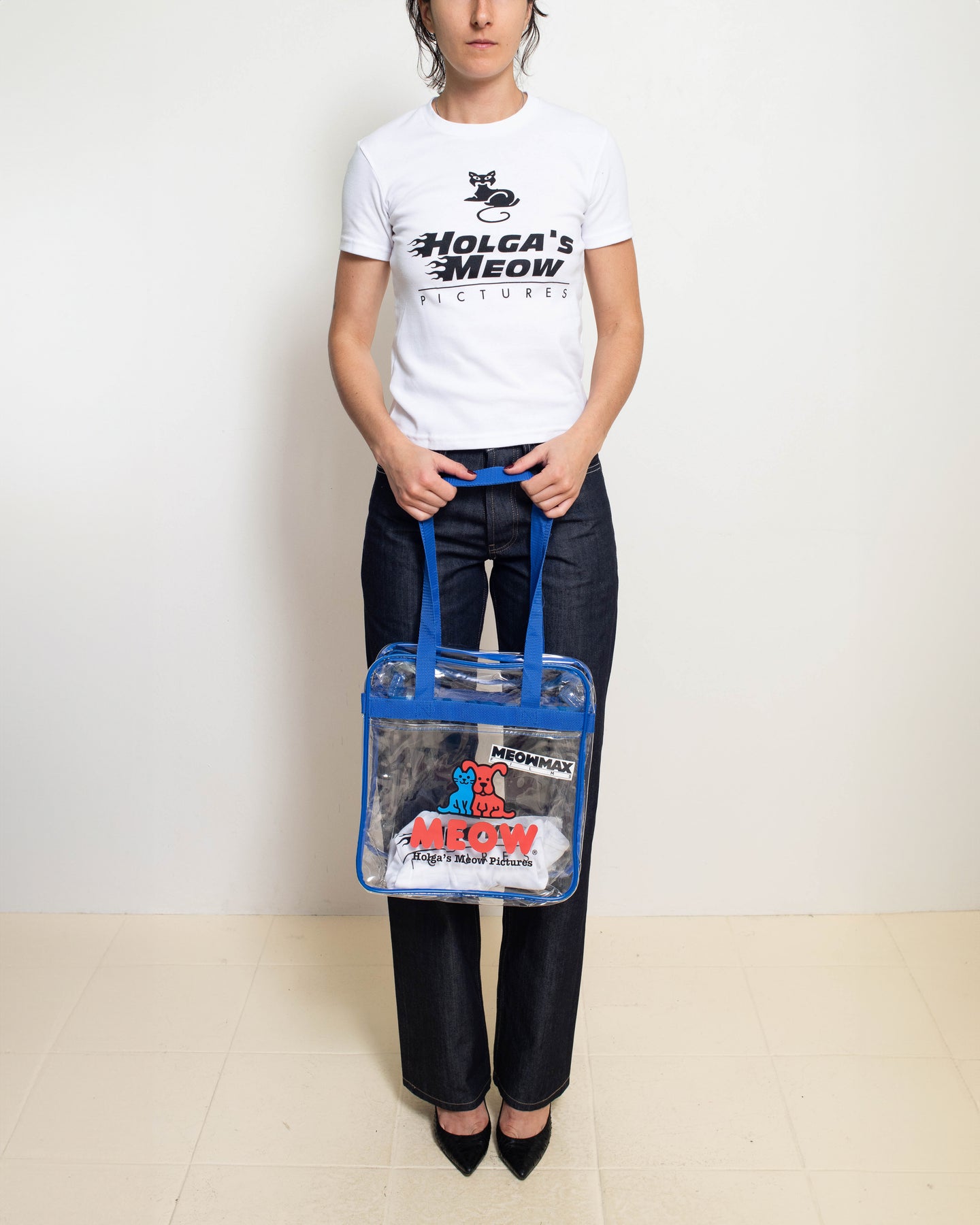 Holga's Meow T-Shirt and Bag
